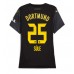 Borussia Dortmund Niklas Sule #25 Dámské Venkovní Dres 2024-25 Krátkým Rukávem